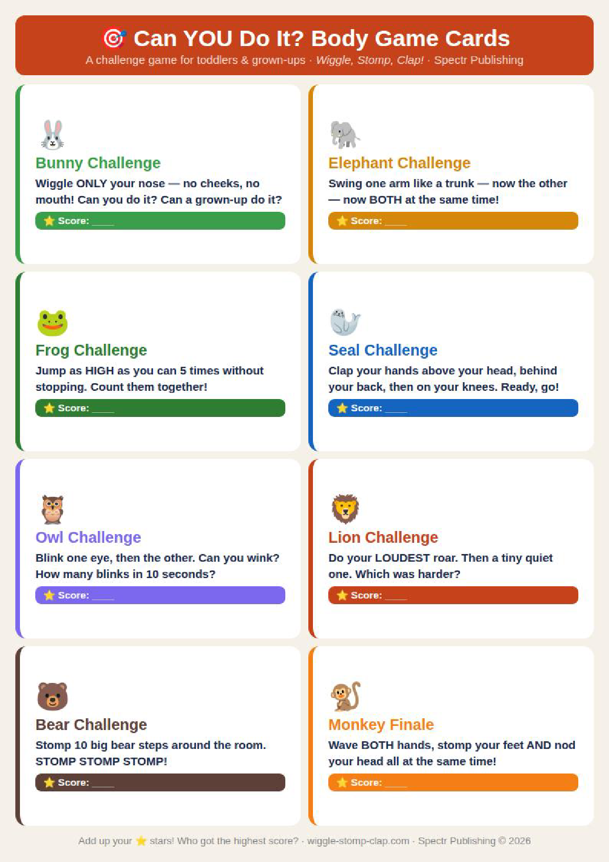 Body Game Cards preview