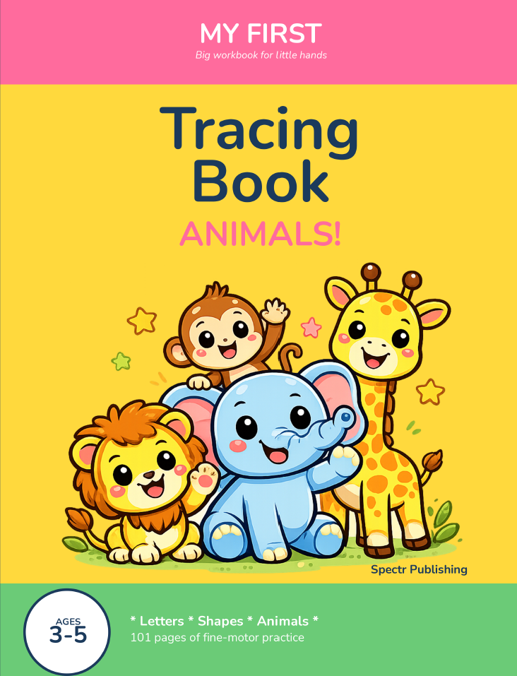 My First Tracing Book: Animals cover