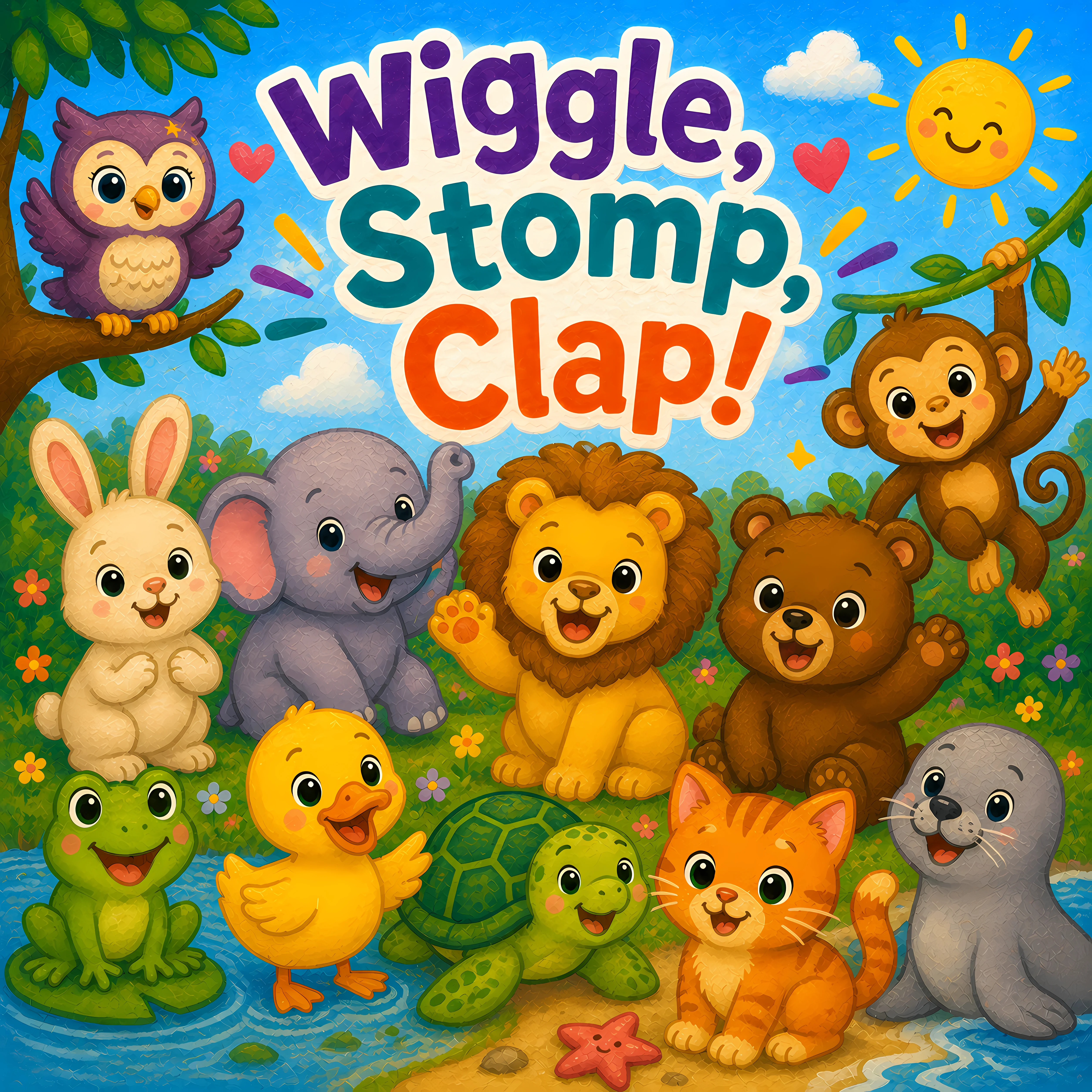Wiggle, Stomp, Clap! cover